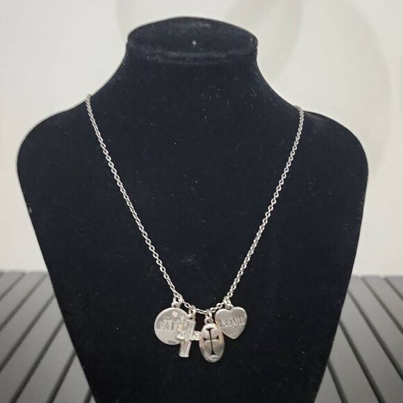 Brighton Jewelry - Brighton Necklace and 4 Pendant  Faith/Love